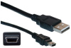 Кабель Гарнизон USB (m)-miniUSB (m) 1,8м силикон черный
