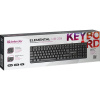 Клавиатура проводная Defender HB-239 RU Elemental классическая USB 1.8м черный