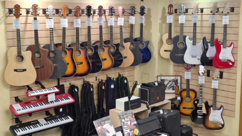 Поступление гитар