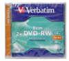 DVD-RW мини8см Verbatim 1,4Gb для видеокамер Jewel(5)