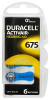 Батарейка Duracell ACTIVAIR ZA675-6BL Zinc Air