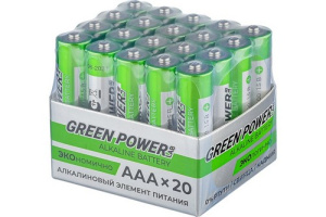 Батарейка GreenPowerLab LR03 20 BOX Alkaline Батарейка GreenPowerLab LR03 20 BOX Alkaline