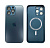 Чехол на IP13 Pro - AG-GLASS MAGSAFE (синий)